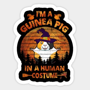 Guinea Pig Halloween Costumes (3) Sticker